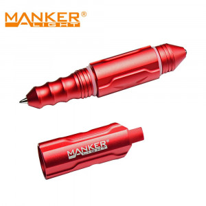 Тактическа химикалка Manker EDC Keychain Tactical Pen - червена