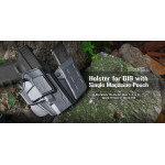 Кобур за Glock 19/23/32/19x/45 (1,2,3,4,5-генерация) Cytac с държач за пълнител