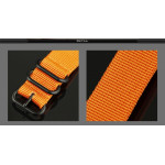 Каишка за часовник Sport Military Orange 22mm.