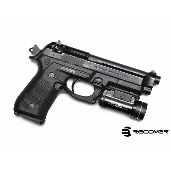 Адаптер с пикатини релса за Beretta 92 Recover Tactical - черен