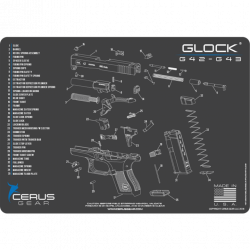 Подложка за почистване на оръжие Glock 42-43