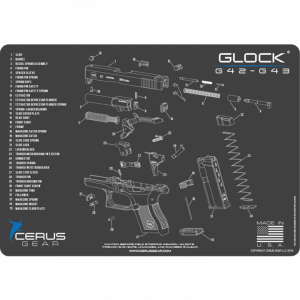 Подложка за почистване на оръжие Glock 42-43
