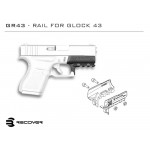 Адаптер с пикатини релса за Glock 43/43X/48 Recover Tactical