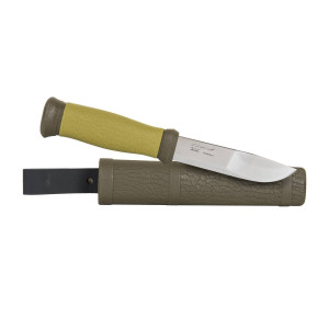 Нож MORAKNIV® OUTDOOR 2000 - STAINLESS STEEL - OLIVE GREEN