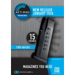 Act Mag 15-заряден пълнител за Glock 43X и Glock 48 