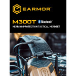 Активни антифони Earmor M300T Bluetooth 5.4 - военно зелено