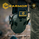 Активни антифони Earmor M300X - военно зелено