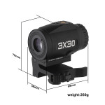 Магнифайър/увеличител за бързомер Marcool EDGE RAIDER HD 3X38 Магнифайър/увеличител за бързомер Marcool EDGE RAIDER HD 3X38