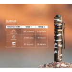 Olight i3T EOS 180lm - Shadow Dune